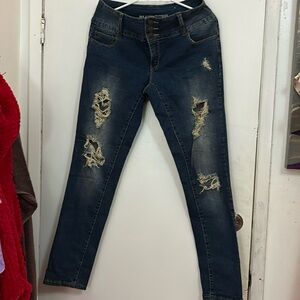 14 Blue Notes Curvy Skinny Jeans